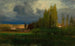 Studie van landschap - George Inness — weergave van het kunstwerk