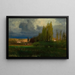 Studie van landschap - George Inness — ingelijst kunstwerk aan de muur