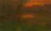Landschap bij zonsondergang - George Inness — weergave van het kunstwerk