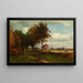 Landschap met vee - George Inness — ingelijst kunstwerk aan de muur