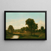 Landschap van Medfield - George Inness — ingelijst kunstwerk aan de muur