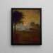 Lever de maan - George Inness — ingelijst kunstwerk aan de muur