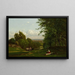 vlakbij Leeds, New York - George Inness — ingelijst kunstwerk aan de muur