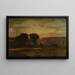 Vrede en overvloed - George Inness — ingelijst kunstwerk aan de muur