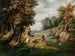 Het rotsblok van Dell nabij het dorp - George Inness — weergave van het kunstwerk