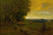 van Berger en kudde bij zonsondergang - George Inness — weergave van het kunstwerk