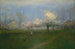 Bloemen van de lente in Montclair, New Jersey - George Inness — weergave van het kunstwerk
