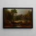 beek in de bergen - George Inness — ingelijst kunstwerk aan de muur