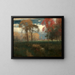 Zonnige Herfstdag - George Inness — ingelijst kunstwerk aan de muur