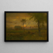 Zonsopgang - George Inness — ingelijst kunstwerk aan de muur