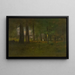 Het Bosrand - George Inness — ingelijst kunstwerk aan de muur