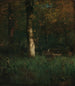 La maison du héron - George Inness — weergave van het kunstwerk