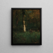 La maison du héron - George Inness — ingelijst kunstwerk aan de muur
