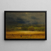 Het Tarweveld - George Inness — ingelijst kunstwerk aan de muur