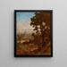 Vallée près de Pérouse - George Inness — ingelijst kunstwerk aan de muur