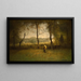 Ramasseurs de bois un après-midi d'automne - George Inness — ingelijst kunstwerk aan de muur