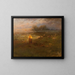 namiddag goud - George Inness Jr — ingelijst kunstwerk aan de muur