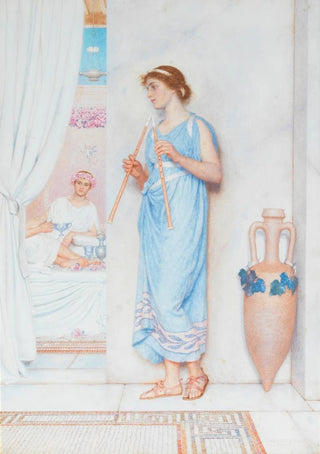 George Lawrence Bulleid - The flute player.webp