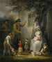 Dansende honden - George Morland — weergave van het kunstwerk