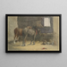 Paarden - George Morland — ingelijst kunstwerk aan de muur