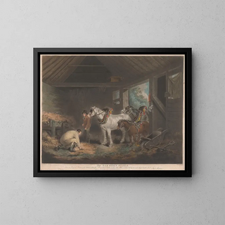 George Morland - The Farmers Stable.webp