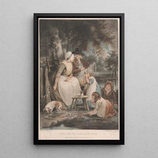 George Morland - Youth Diverting Age.webp