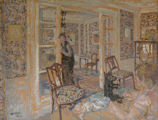 Binnen schilderij - George Morren — weergave van het kunstwerk