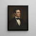 Abraham Lincoln - George Peter Alexander Healy — framed artwork on a wall