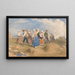 Faneurs dans un champ - George Robert Lewis — ingelijst kunstwerk aan de muur