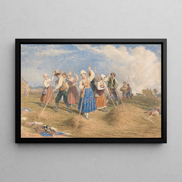 George Robert Lewis - Haymakers in a Field.webp