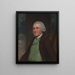 Een man genaamd M. Cross - George Romney — ingelijst kunstwerk aan de muur