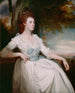 Mademoiselle Clavering - George Romney — weergave van het kunstwerk