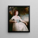 Mademoiselle Clavering - George Romney — ingelijst kunstwerk aan de muur