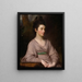 Mademoiselle Kirkpatrick - George Romney — ingelijst kunstwerk aan de muur