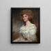 Portret van Ann Morley née Barlow - George Romney — ingelijst kunstwerk aan de muur