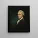 Portret van een jonge man - George Romney — ingelijst kunstwerk aan de muur