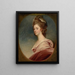 Portret van Lady Emilia Kerr - George Romney — ingelijst kunstwerk aan de muur