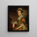 Portret van Mme Dawes - George Romney — ingelijst kunstwerk aan de muur