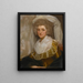 Portret van Mme Francis Ingram - George Romney — ingelijst kunstwerk aan de muur