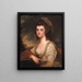Portret van Lady Bentinck - George Romney — ingelijst kunstwerk aan de muur