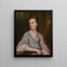 Portret van Mlle Joan Knatchbull - George Romney — ingelijst kunstwerk aan de muur