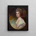 Portret van Mevrouw Williams - George Romney — ingelijst kunstwerk aan de muur