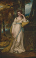 Portret van Madame Deborah Jemima Maxwell - George Romney — weergave van het kunstwerk