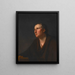 Portret van dominee Richard Stables - George Romney — ingelijst kunstwerk aan de muur