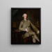 Portret van een edelman zittend, waarschijnlijk William Suddel de Lancaster - George Romney — ingelijst kunstwerk aan de muur