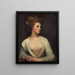 Portret van een vrouw die men zegt Emily Bertie Pott te zijn - George Romney — ingelijst kunstwerk aan de muur