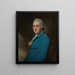 portret van een traditionele heer die wordt geïdentificeerd als Atkinson Grimshaw - George Romney — ingelijst kunstwerk aan de muur