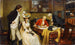 Handtekening van het huwelijkscontract - George Sheridan Knowles — weergave van het kunstwerk
