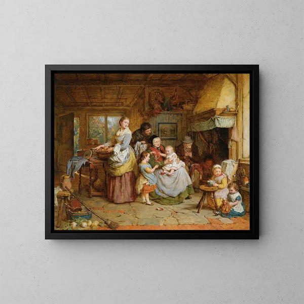 Chez soi, si humble soit-il - George Smith — framed artwork on a wall