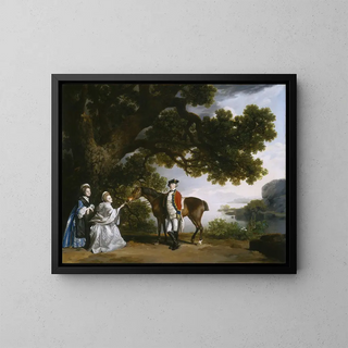 George Stubbs - Captain Samuel Sharpe Pocklington with His Wife Pleasance and possibly His Sister Frances.webp